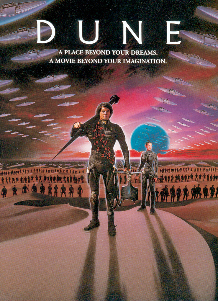 DUNE Movie Poster Sci Fi 1984